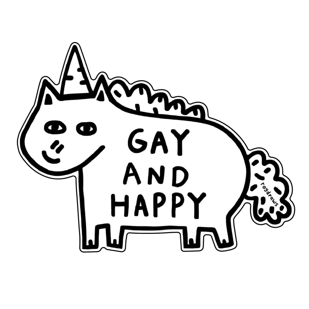 Image of Gay Vinyl Sticker