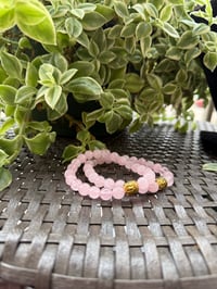 Image 1 of Blush Buddha Love Bracelet 💗