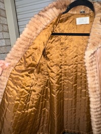 Image 6 of Vintage Leather and Mink Fur Coat