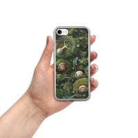 Image 5 of Flora and Fauna Goblincore Grunge Snails and Moss Clear Case for iPhone®