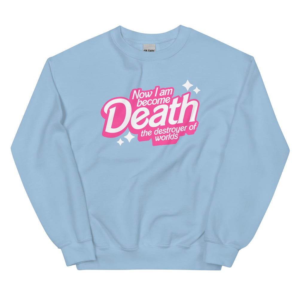 Image of Become Death crew neck sweatshirt