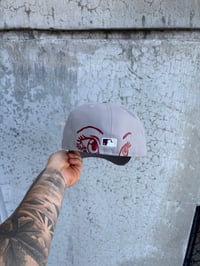 Image 4 of BURGUNDY GREY MULTI TONE PHILADELPHIA PHILLIES CUSTOM FITTED CAP