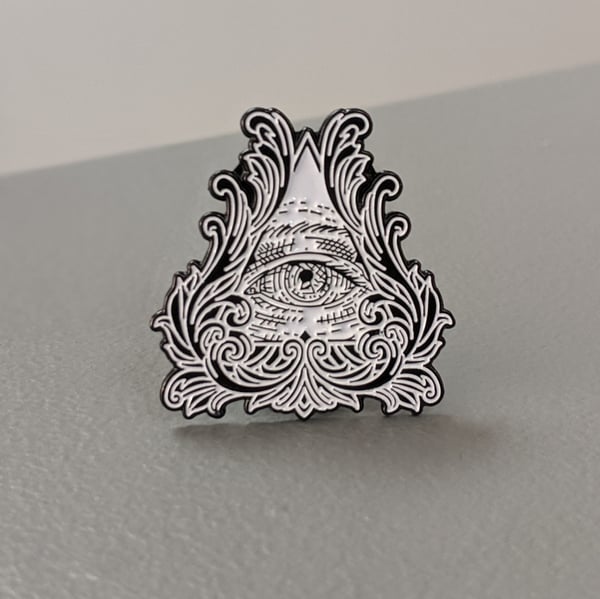 Image of All Seeing Eye Conspiracy Pin
