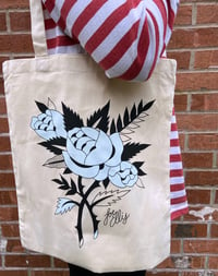 Blue Rose Tote LAST FEW