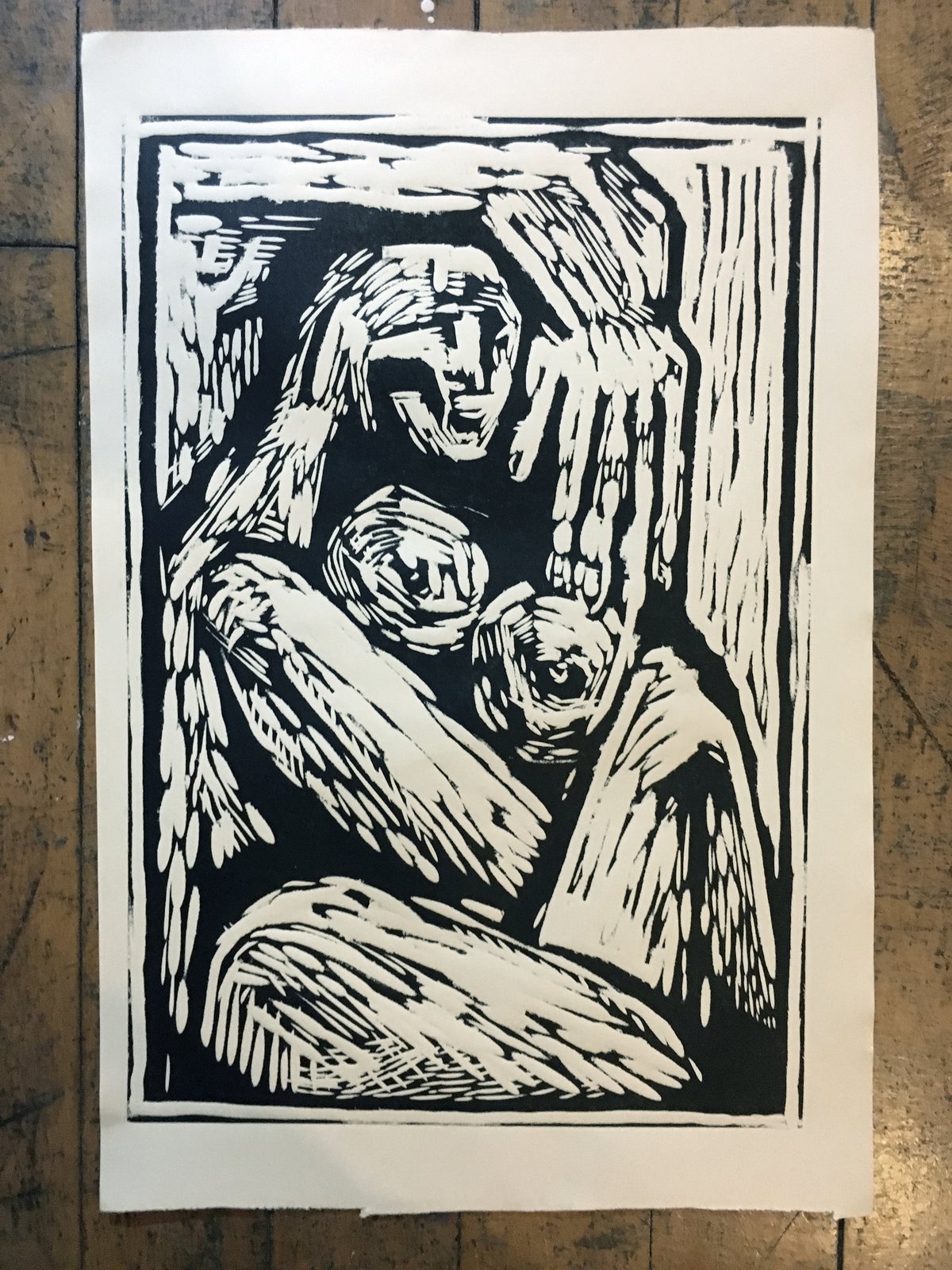 Image of Woodcut print