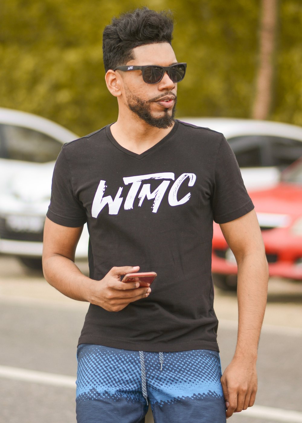 Image of WTMC Black/White Logo V-neck Szn 1