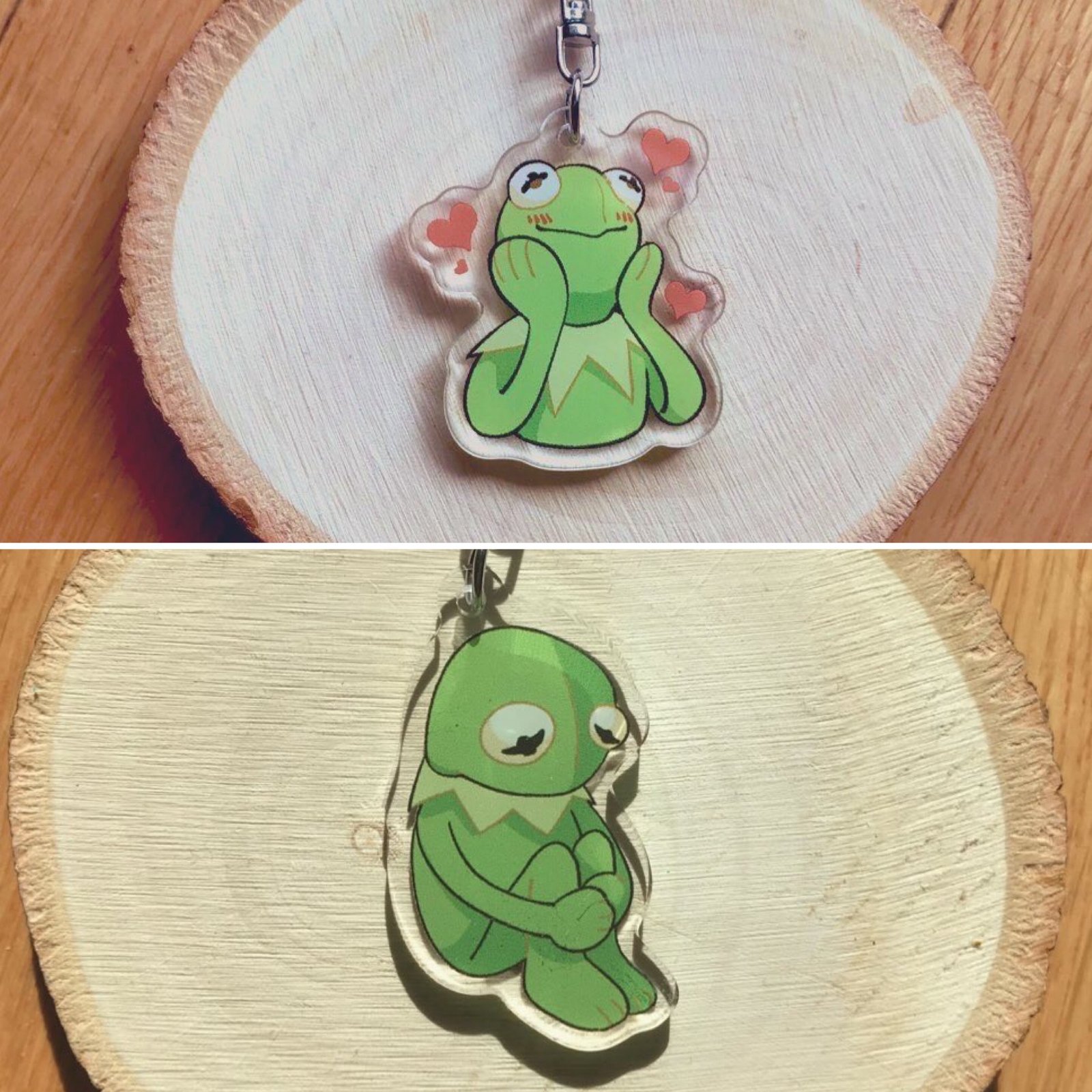 kermit the frog croc charm