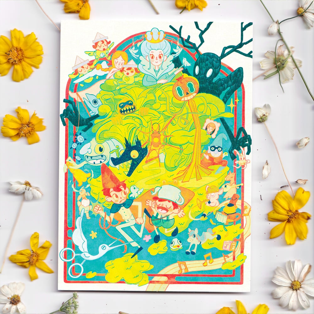 Image of OVER THE GARDEN WALL PRINT