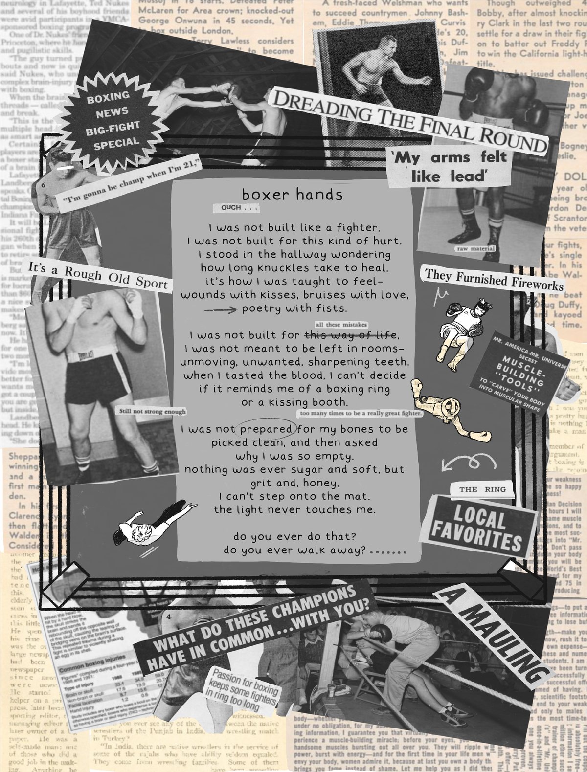 I WAS NOT BUILT FOR THIS KIND OF HURT | ZINE