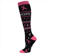 Pro Cure Ribbon Fashion Compression Sock 