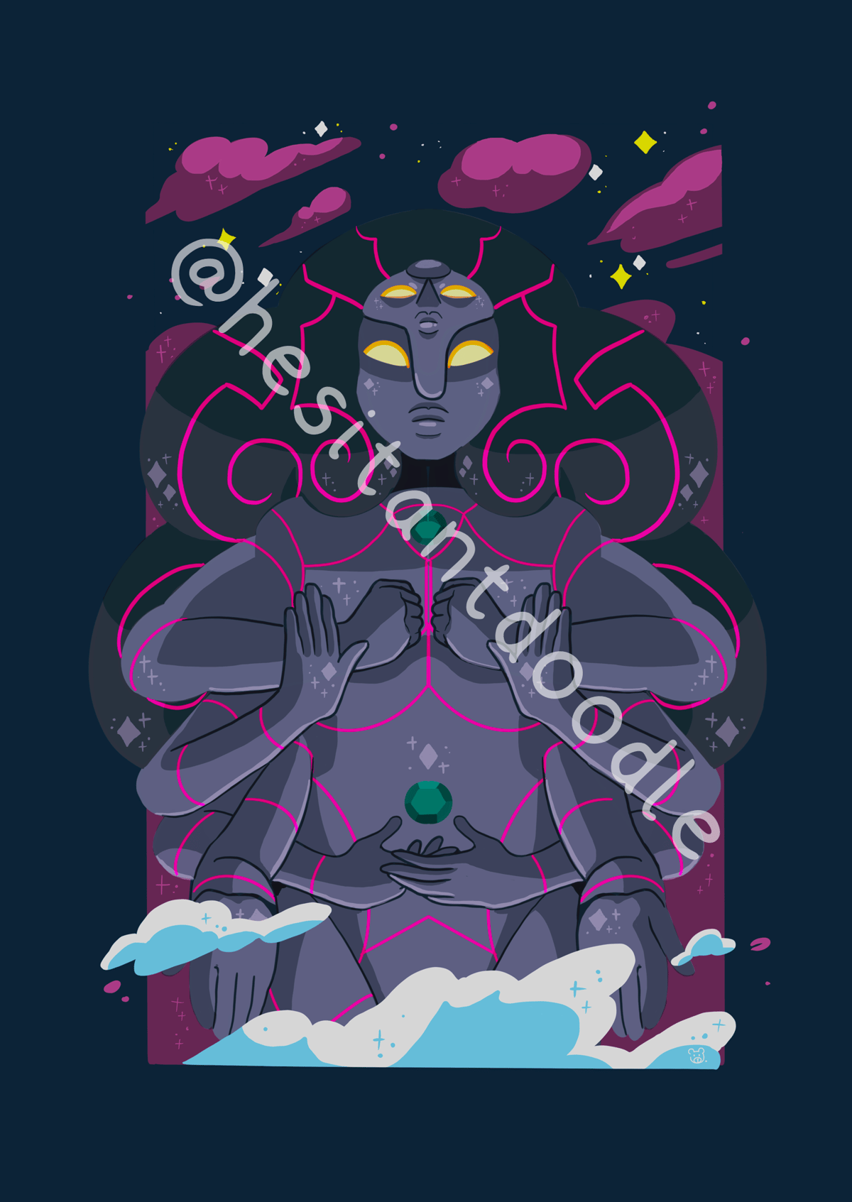 Obsidian Print | A5