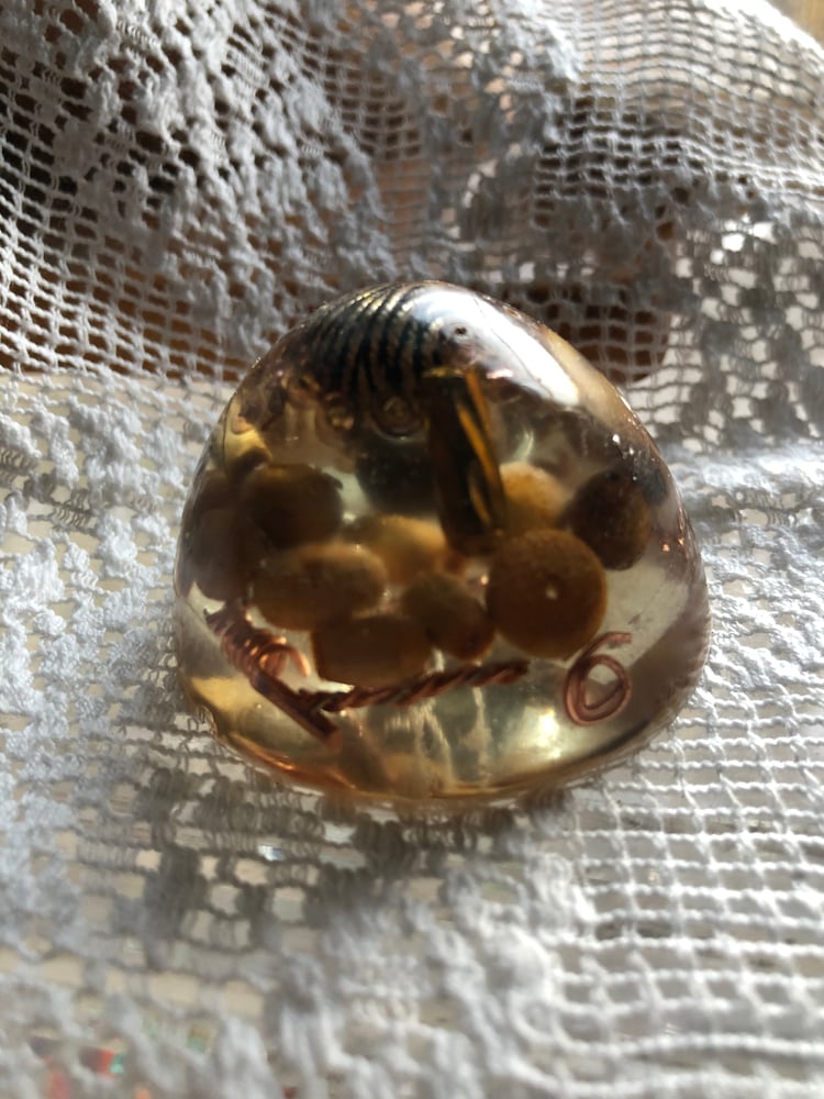 Image of Orgonite Egg Shape flat bottom