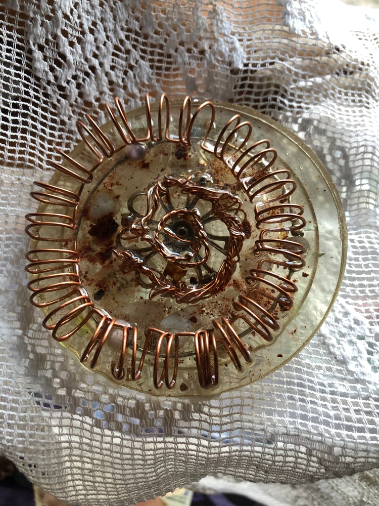 Image of Orgonite Charging Plate/ Crystal Ball Holder