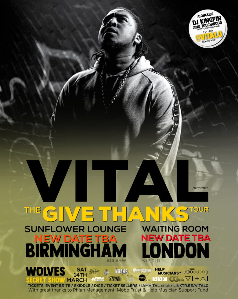 Image of VITAL's - The Give Thanks Tour 2020