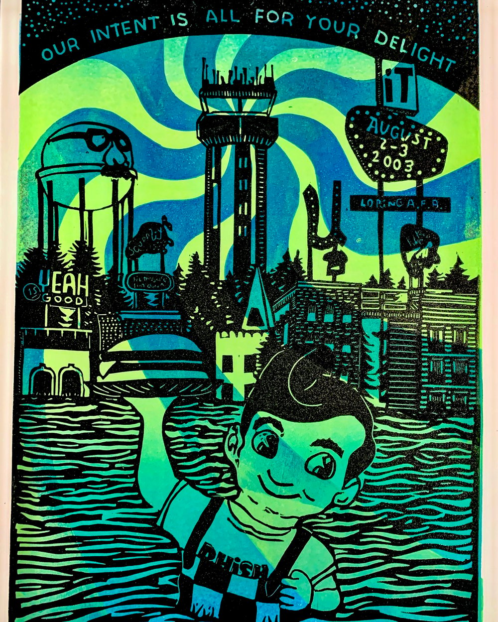 Phish IT Throwback Poster and Shirt Commission