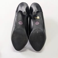 Image 9 of ...me Too Chic Black Leather & Cow Fur Ankle Boots