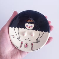 Image 2 of Small Roundie Trinket Plate / Incense Holder.