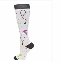 Awareness Ribbon Fashion Compression Sock  
