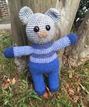 Retro Nanna Teddy Bear Crochet Pattern