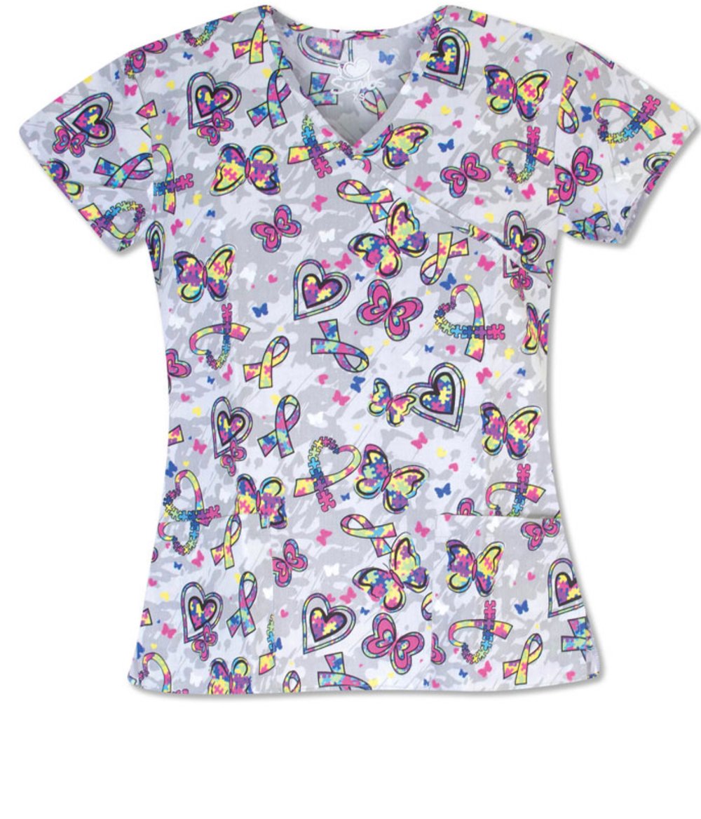 Image of Ladies Mock wrap with self trim- Pieces Of Hope