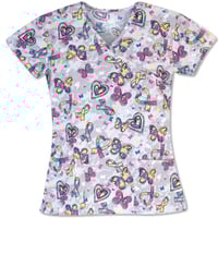 Ladies Mock wrap with self trim- Pieces Of Hope 