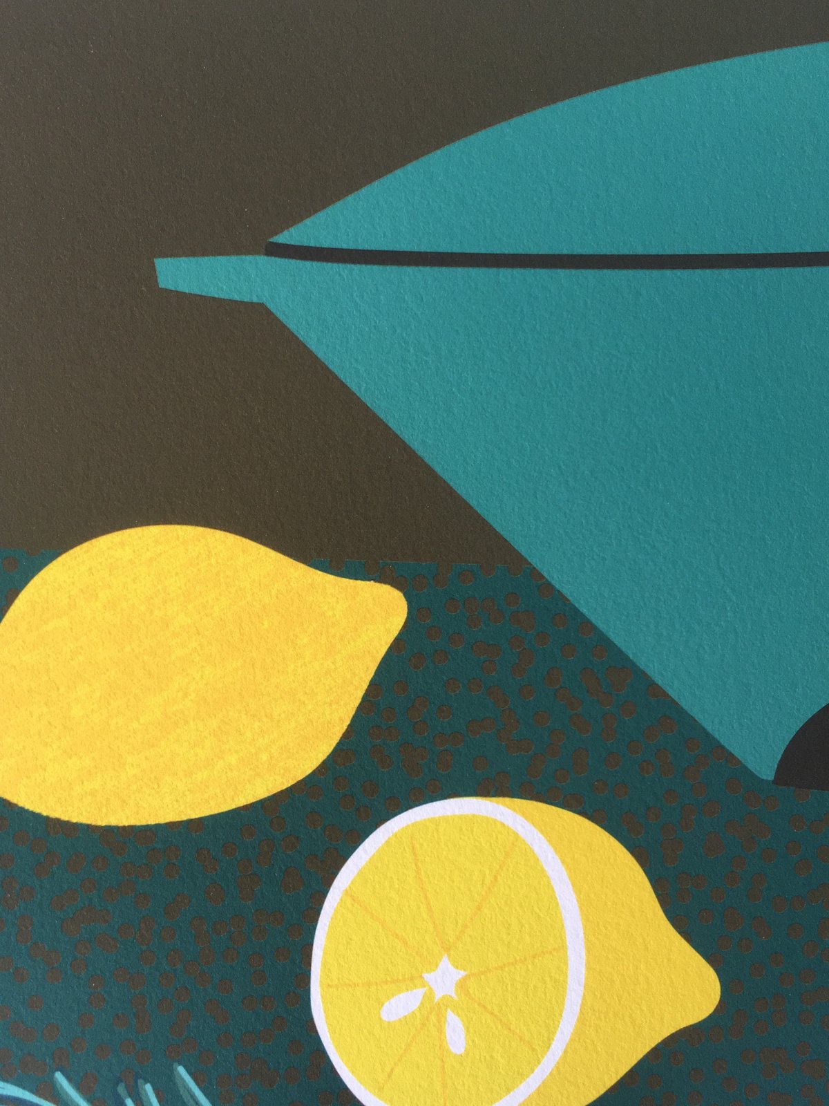 Teal Pot (A4/ 30x40cm)