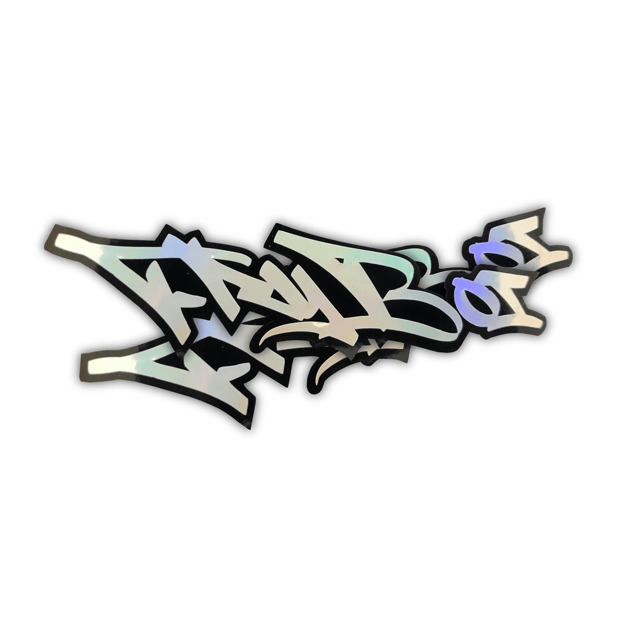 Image of Signature Holographic 110mm Stickers - Pack of 2