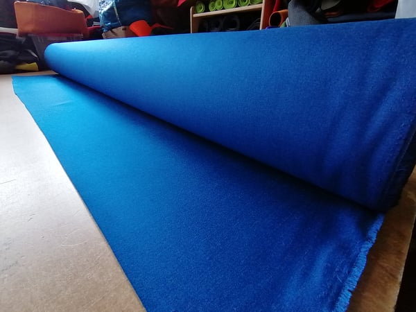 Image of Nomex III   95% Nomex, 5% Kevlar, Colour Blue x 1 metre x width of 158cm. 