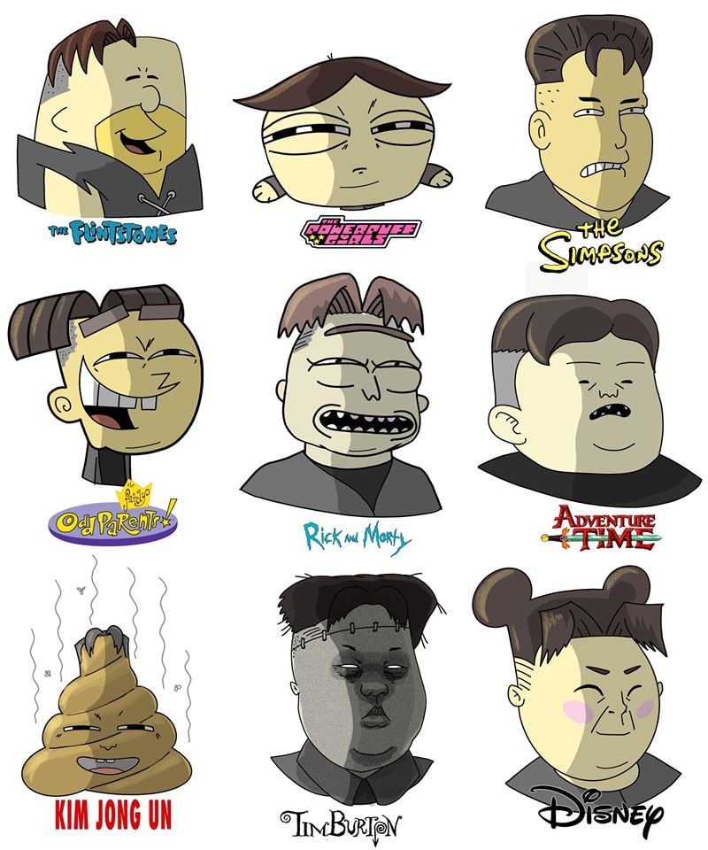 Image of #178 Kim in different styles 