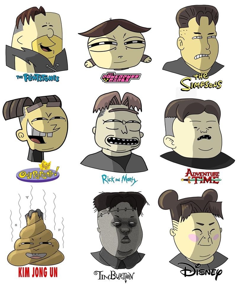 Image of #178 Kim in different styles