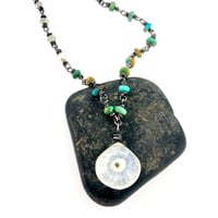 Image 3 of flash sale . Solar quartz and turquoise necklace