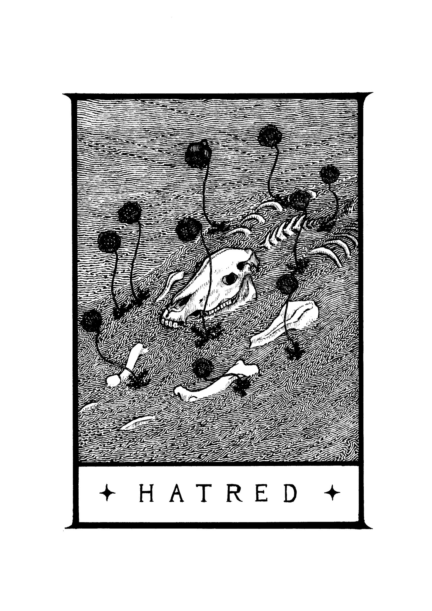 HATRED A4 print