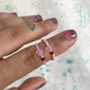 Rose quartz love ring
