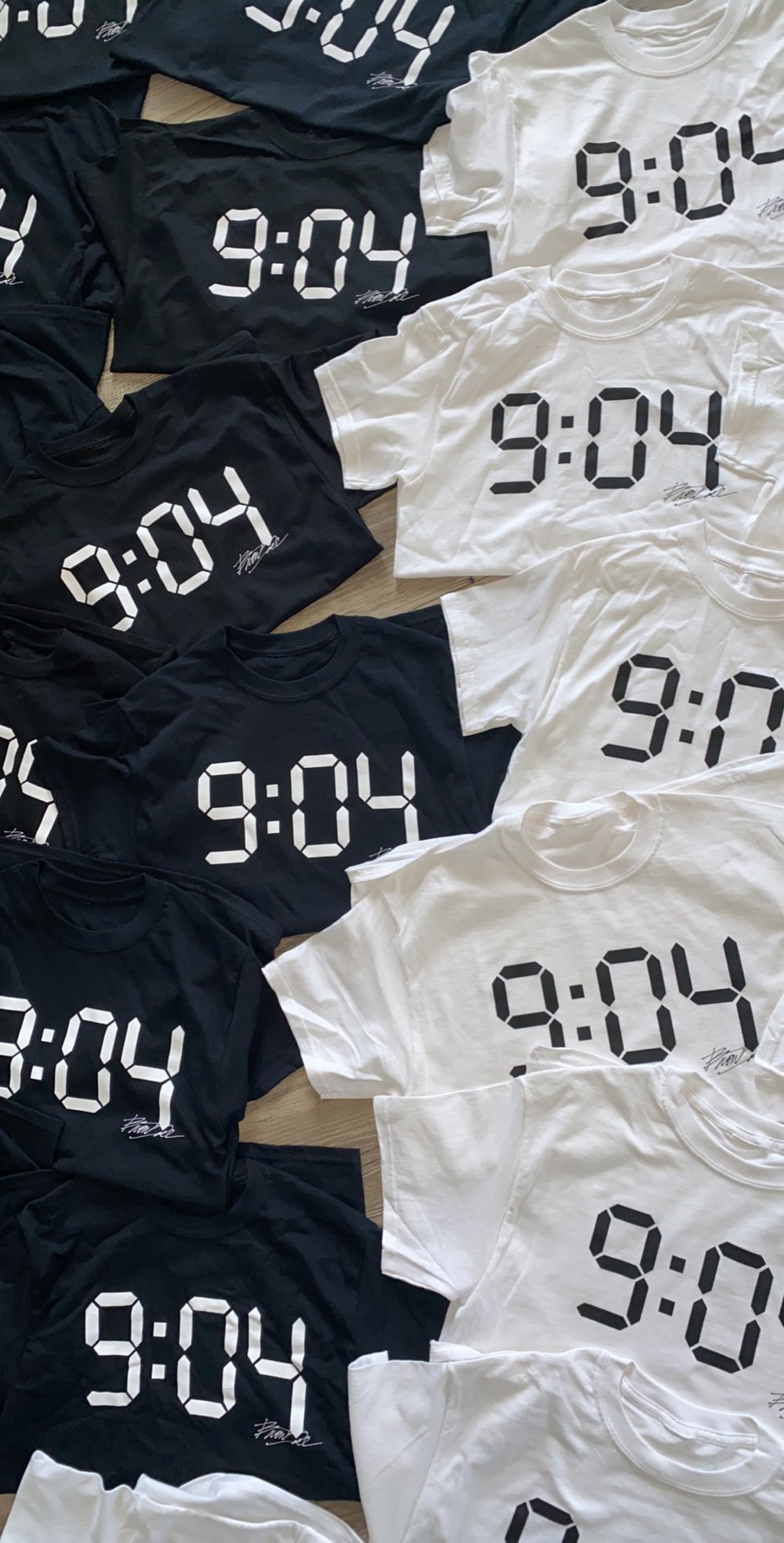 Image of 9:04 Tee (Black or White)