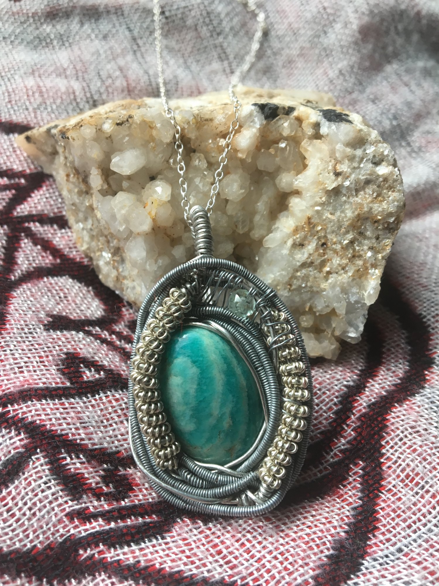 Amazonite and Aquamarine