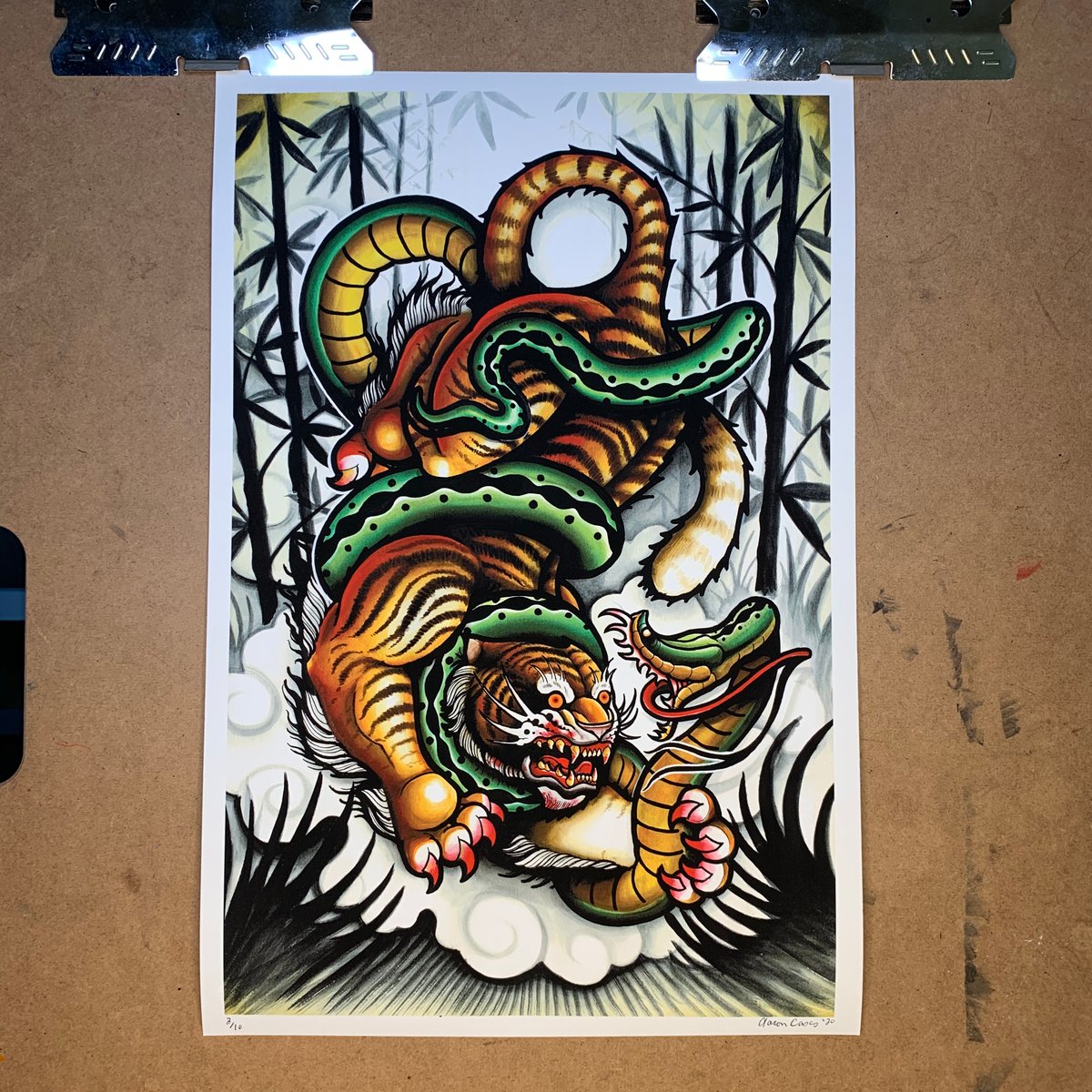 Tiger VS Snake Print
