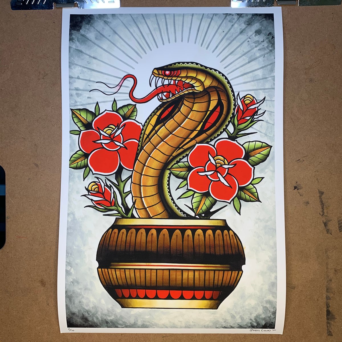 Snake Charm Print