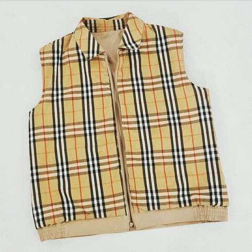 Image of  Vintage Burberry Harrington Vest / Medium 
