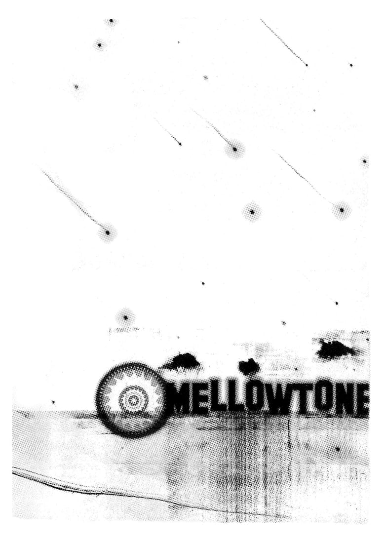 Image of Hollywood by Danny Allison. A3 screenprint