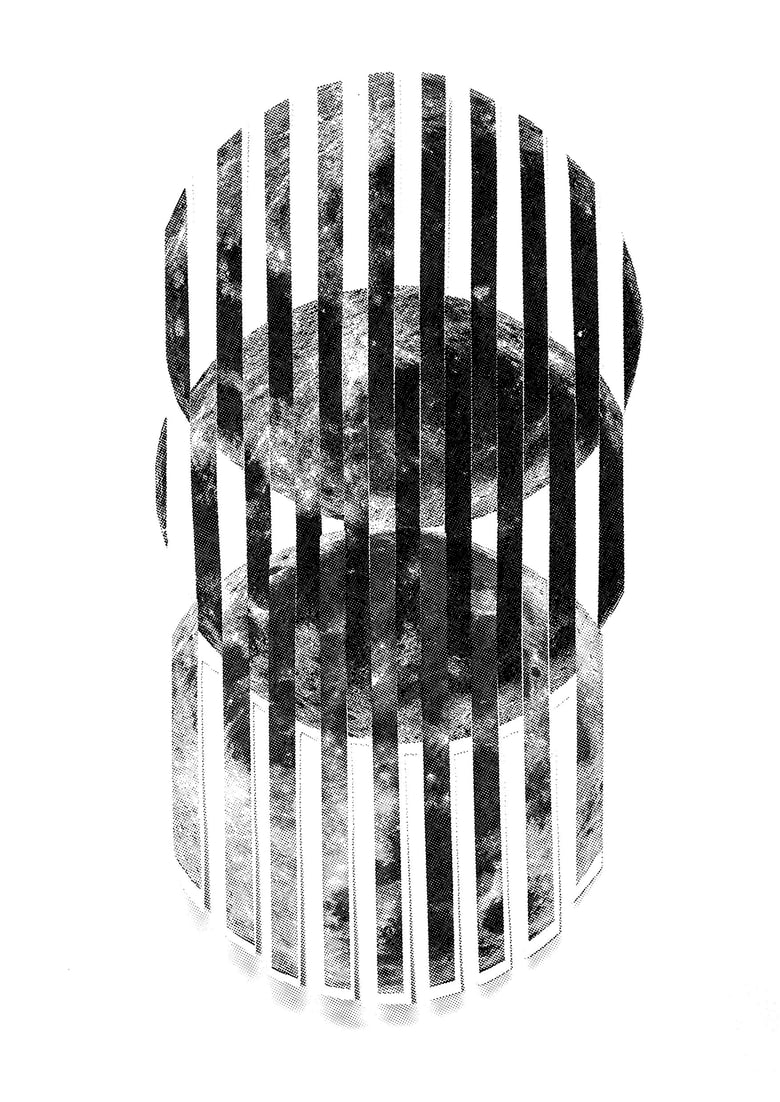 Image of Moon Phase, by Eimear Kavanagh. A3 screenprint