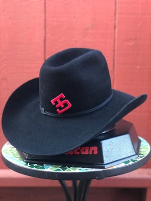 Image of ES_CUSTOM_HAT PATCH (RED) FREE SHIPPING