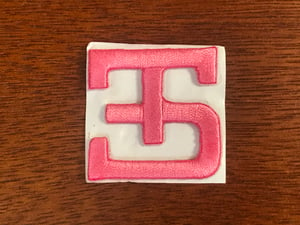 Image of ES_CUSTOM_HAT PATCH (PNK) FREE SHIPPING