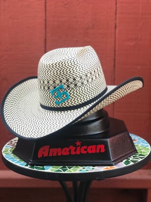 Image of ES_CUSTOM_HAT PATCH (TEAL) FREE SHIPPING