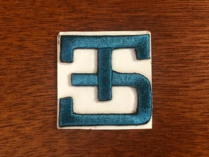 Image of ES_CUSTOM_HAT PATCH (TRQ) FREE SHIPPING