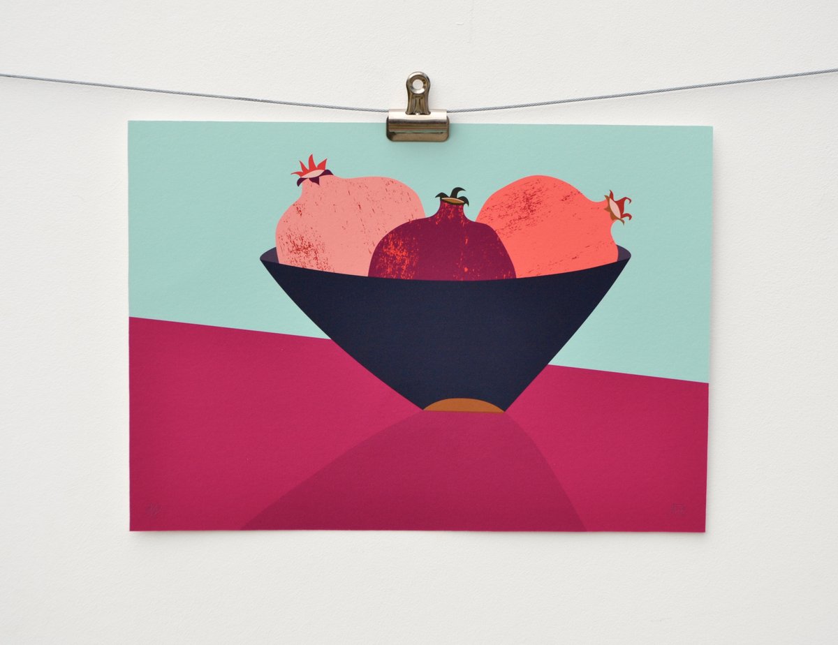 Pomegranate Bowl (A4/A3 )