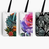 Image 1 of Artwork Tote Bags