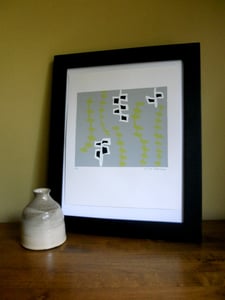 Image of Vines Silk Screen Print