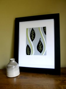 Image of Leaves - Silk Screen Print