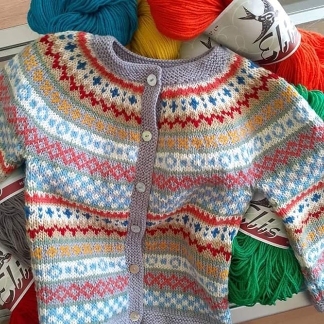 Casacos em Jacquard em lã