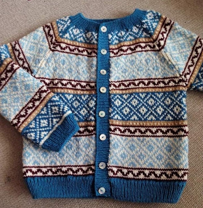 Casacos em Jacquard em lã